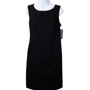 AGB Black Sleeveless Sheath Dress 10 NWT